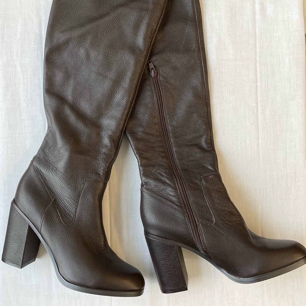 Lands End Heeled Brown Boots